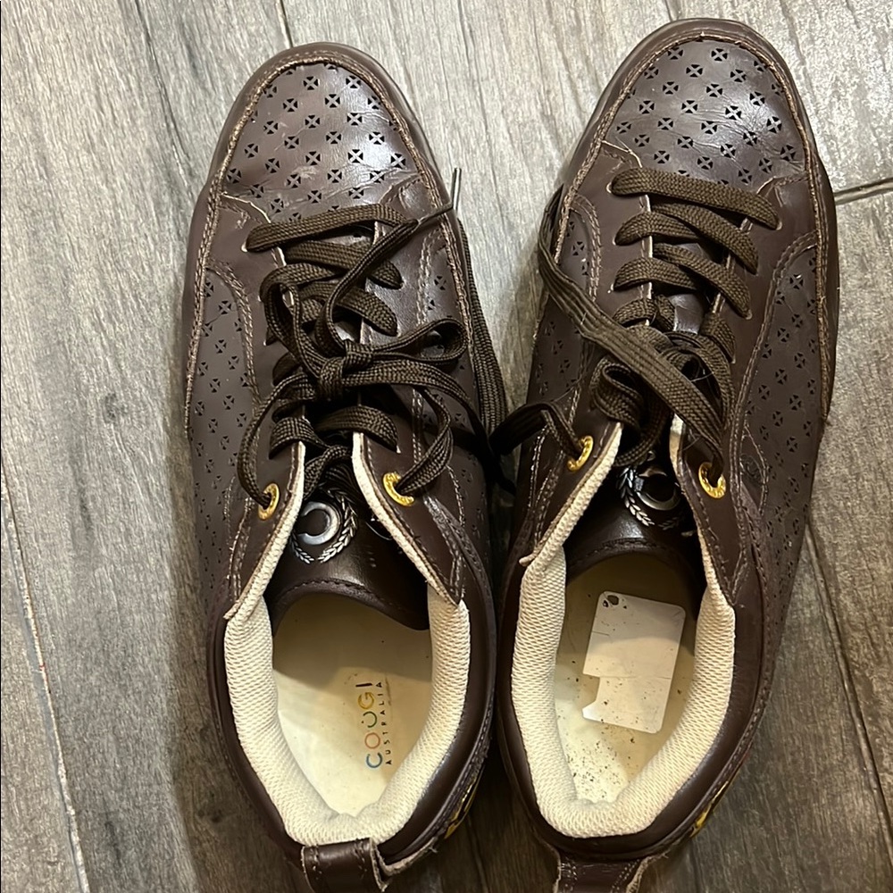 Coogi Men's Brown Leather Shoes